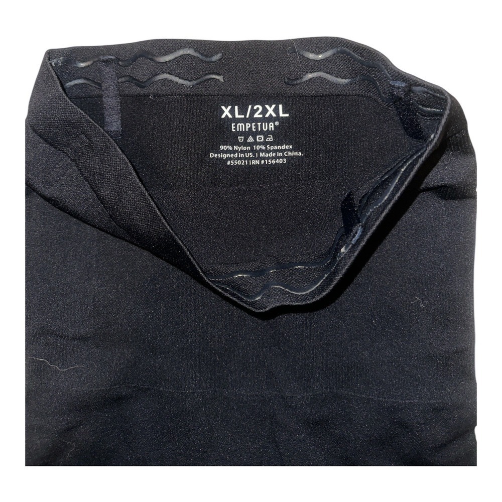 Empetua All Day Every Day High Waisted Black Shaper Shorts, XL/XXL - Picture 3 of 7